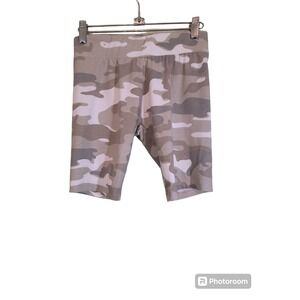 EST 1946 Women Camo Legging Shorts Bodycon Size XSMALL